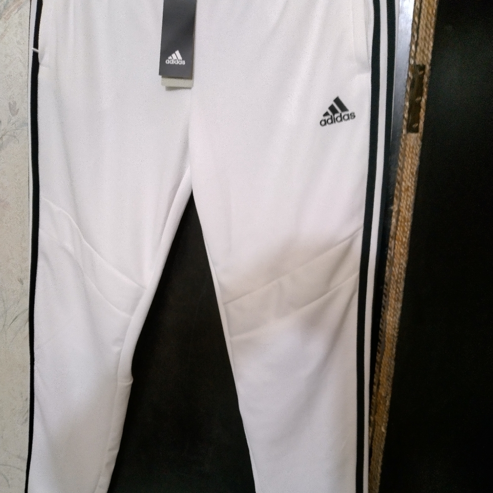 Adidas track pants men's size large